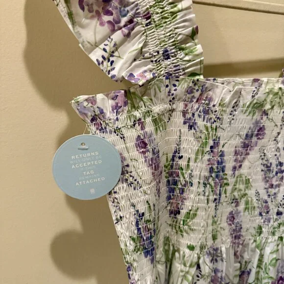 Hill House Ellie Nap Dress in Wisteria NWT - Picture 2 of 3